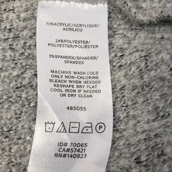 LOFT Outlet Womens Open Front Cardigan Knit Shawl Size Small Gray Sweater - Picture 8 of 8